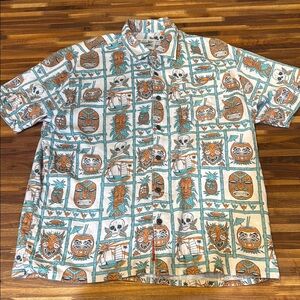 Howler Brothers Tropical Tiki Tatsu-Ya Shirt - Size L - Very Comfortable